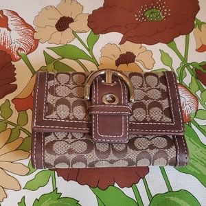Coach wallet (matching purse also listed)